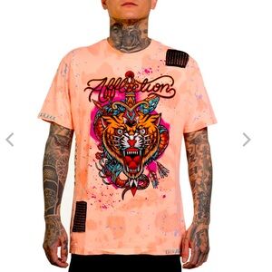 Affliction clothing silent attack tee NWT